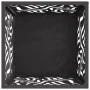 Hoguera Cuadrada Negra 40x40x40 cm Acero de , Chimeneas - Ref: Foro24-858912, Precio: 54,06 €, Descuento: -5%%