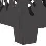 Hoguera Cuadrada Negra 40x40x40 cm Acero de , Chimeneas - Ref: Foro24-858912, Precio: 54,06 €, Descuento: -5%%