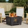 Fogata Cuadrada Negra 60x60x40 cm Acero von , Kamine - Ref: Foro24-858914, Preis: 69,38 €, Rabatt: -5%%