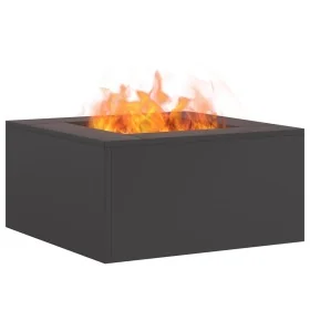 Fogón Cuadrado Negro 60x60x30 cm Acero by , Chimneys - Ref: Foro24-858918, Price: 97,79 €, Discount: %