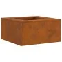 Fogata Cuadrada 60x60x30 cm Acero Corrosion | Foro24.es | Tu tienda online para hogar, jardín y más Foro24.es