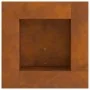 Fogata Cuadrada 60x60x30 cm Acero Corrosion | Foro24.es | Tu tienda online para hogar, jardín y más Foro24.es