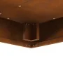 Fogata Cuadrada 60x60x30 cm Acero Corrosion | Foro24.es | Tu tienda online para hogar, jardín y más Foro24.es