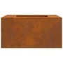Hoguera Cuadrada 80x80x40 cm de Acero Envejecido by , Chimneys - Ref: Foro24-858921, Price: 133,02 €, Discount: -5%%
