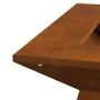 Hoguera 48x48x40 cm Acero Resistente a la Intemperie | Foro24.es | Tu tienda online para hogar, jardín y más Foro24.es