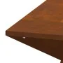 Fogata 60x60x50 cm Acero Envejecido | Foro24.es | Tu tienda online para hogar, jardín y más Foro24.es