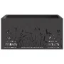Hoguera Cuadrada Negra 60x60x30 cm de Acero | Foro24.es | Tu tienda online para hogar, jardín y más Foro24.es