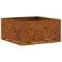 Hoguera Cuadrada 60x60x30 cm de Acero Resistente a la Intemperie by , Chimneys - Ref: Foro24-858927, Price: 81,98 €, Discount: %