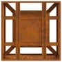 Hoguera Cuadrada 60x60x30 cm de Acero Resistente a la Intemperie by , Chimneys - Ref: Foro24-858927, Price: 81,98 €, Discount: %