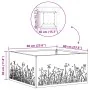Hoguera Cuadrada 60x60x30 cm de Acero Resistente a la Intemperie by , Chimneys - Ref: Foro24-858927, Price: 81,98 €, Discount: %