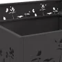 Chimenea de Jardín Cuadrada Negra 80x80x30 cm de Acero | Foro24.es | Tu tienda online para hogar, jardín y más Foro24.es