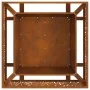 Hoguera Cuadrada 80x80x30 cm Acero Resistente a la intemperie | Foro24.es | Tu tienda online para hogar, jardín y más Foro24.es