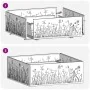 Hoguera Cuadrada 80x80x30 cm Acero Resistente a la intemperie | Foro24.es | Tu tienda online para hogar, jardín y más Foro24.es