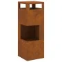 Fogón Cuadrado 35x35x100 cm de Acero Resistente a la Intemperie | Foro24.es | Tu tienda online para hogar, jardín y más Foro24.es