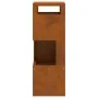 Fogón Cuadrado 35x35x100 cm de Acero Resistente a la Intemperie | Foro24.es | Tu tienda online para hogar, jardín y más Foro24.es