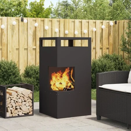 Hoguera Negra 50x50x100 cm de Acero | Foro24.es | Tu tienda online para hogar, jardín y más Foro24.es