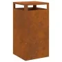 Hoguera 50x50x100 cm Acero Resistente a la Intemperie de , Chimeneas - Ref: Foro24-858933, Precio: 132,46 €, Descuento: -5%%