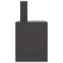 Hogar de Fuego con Chimenea Negro 80x50x96 cm Acero | Foro24.es | Tu tienda online para hogar, jardín y más Foro24.es