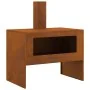 Hoguera con Chimenea 80x50x96 cm Acero Envejecido von , Kamine - Ref: Foro24-858937, Preis: 122,43 €, Rabatt: %