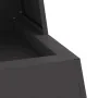 Hoguera con Almacenamiento de Leña Negra 60x35x100 cm Acero by , Chimneys - Ref: Foro24-858938, Price: 101,88 €, Discount: -5%%