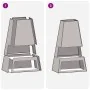 Hoguera con Almacenamiento de Leña Negra 60x35x100 cm Acero by , Chimneys - Ref: Foro24-858938, Price: 101,88 €, Discount: -5%%