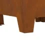 Fogata Cuadrada 50x50x30 cm de Acero Resistente al Clima by , Chimneys - Ref: Foro24-858943, Price: 63,19 €, Discount: -5%%