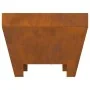 Fogata Cuadrada 50x50x30 cm de Acero Resistente al Clima by , Chimneys - Ref: Foro24-858943, Price: 63,19 €, Discount: -5%%