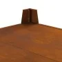 Hoguera cuadrada de 80x80x43 cm en acero resistente a la intemperie by , Chimneys - Ref: Foro24-858945, Price: 96,46 €, Disco...