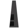 Hoguera con Almacenamiento para Troncos Negro 35x35x100 cm Acero | Foro24.es | Tu tienda online para hogar, jardín y más Foro24.es