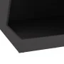 Hoguera con Almacenamiento para Troncos Negra 50x50x100 cm Acero | Foro24.es | Tu tienda online para hogar, jardín y más Foro24.es