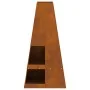 Fogón con almacenamiento de leña 50x50x100 cm de acero envejecido | Foro24.es | Tu tienda online para hogar, jardín y más Foro24.es
