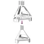 Hoguera con Chimenea 50x43x52 cm Acero envejido by , Chimneys - Ref: Foro24-858951, Price: 61,40 €, Discount: -5%%