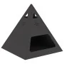 Hoguera Pirámide Negra 50x50x51 cm Acero | Foro24.es | Tu tienda online para hogar, jardín y más Foro24.es