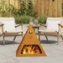 Hoguera Pirámide 50x50x51 cm Acero Resistente a la Intemperie | Foro24.es | Tu tienda online para hogar, jardín y más Foro24.es