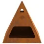 Hoguera Pirámide 50x50x51 cm Acero Resistente a la Intemperie | Foro24.es | Tu tienda online para hogar, jardín y más Foro24.es