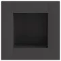 Fogata Cuadrada Negra 60x60x30 cm Acero by , Chimneys - Ref: Foro24-858954, Price: 88,57 €, Discount: %