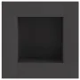 Hoguera cuadrada negra de acero 80x80x40 cm by , Chimneys - Ref: Foro24-858956, Price: 129,59 €, Discount: %