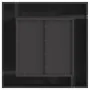 Hoguera cuadrada negra de acero 80x80x40 cm by , Chimneys - Ref: Foro24-858956, Price: 129,59 €, Discount: %