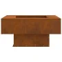Hoguera Cuadrada 80x80x40 cm de Acero Resistente al Clima de , Chimeneas - Ref: Foro24-858957, Precio: 127,06 €, Descuento: -5%%