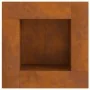 Hoguera Cuadrada 80x80x40 cm de Acero Resistente al Clima de , Chimeneas - Ref: Foro24-858957, Precio: 127,06 €, Descuento: -5%%