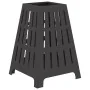 Fogata Cuadrada Negra 50x50x70 cm Acero | Foro24.es | Tu tienda online para hogar, jardín y más Foro24.es