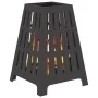 Fogata Cuadrada Negra 50x50x70 cm Acero | Foro24.es | Tu tienda online para hogar, jardín y más Foro24.es