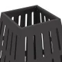 Fogata Cuadrada Negra 50x50x70 cm Acero | Foro24.es | Tu tienda online para hogar, jardín y más Foro24.es