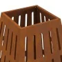 Hoguera Cuadrada 50x50x70 cm de Acero Resistente a la Intemperie by , Chimneys - Ref: Foro24-858959, Price: 90,39 €, Discount: %