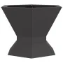 Hoguera Hexagonal Negra 50x50x40 cm Acero | Foro24.es | Tu tienda online para hogar, jardín y más Foro24.es