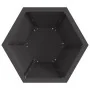 Hoguera Hexagonal Negra 50x50x40 cm Acero | Foro24.es | Tu tienda online para hogar, jardín y más Foro24.es