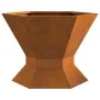 Chimenea Hexagonal 50x50x40 cm Acero Resistente a la Intemperie | Foro24.es | Tu tienda online para hogar, jardín y más Foro24.es