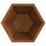 Chimenea Hexagonal 50x50x40 cm Acero Resistente a la Intemperie | Foro24.es | Tu tienda online para hogar, jardín y más Foro24.es
