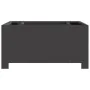 Hoguera cuadrada negra 60x60x30 cm de acero by , Chimneys - Ref: Foro24-858962, Price: 106,27 €, Discount: -5%%
