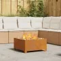 VidaXL Fogueira Cuadrada 60x60x30 cm de Acero Resistente a la Intemperie | Foro24.es | Tu tienda online para hogar, jardín y más Foro24.es